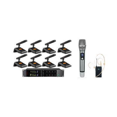一拖八無(wú)線(xiàn)麥克風(fēng)