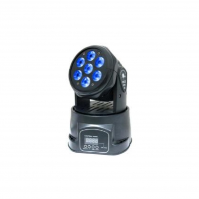 7顆小搖頭染色燈  LY-059